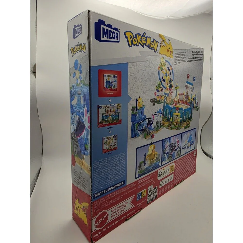 MEGA Pokémon Aquatic Adventure 319-Piece Building Set Build with Motion HXF79